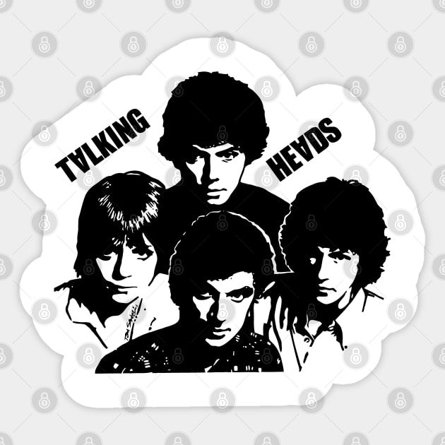 Remain in light - Talking Heads Sticker by Rundown